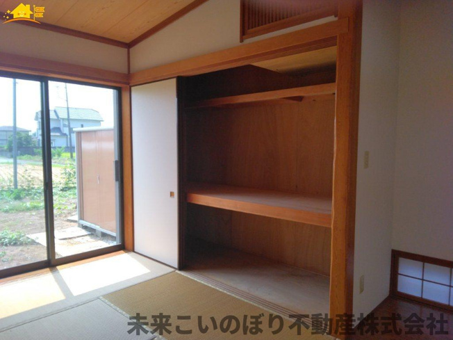 【収納】 | 加須市大越中古戸建て | 各居室には十分な収納スペースを確保。お部屋全体を広々と使うことができます。