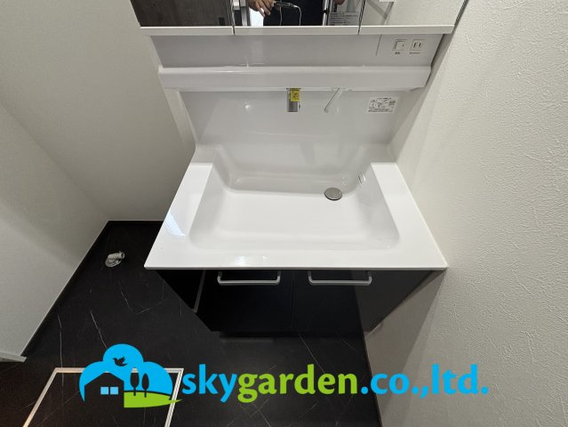 伊勢原市沼目4丁目　新築戸建　全5棟3号棟の独立洗面台