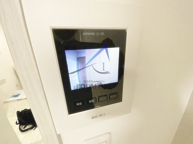 大山フラッツのセキュリティ|モニター付きインターホンです。