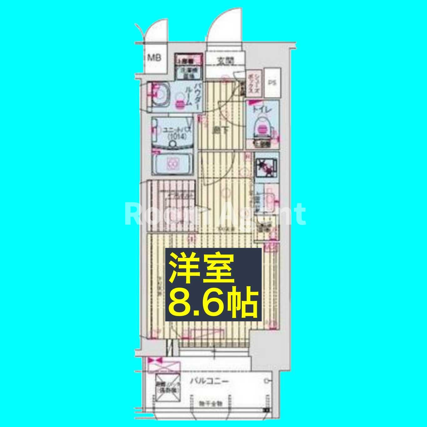 プレサンス名古屋菊井セルカの間取り