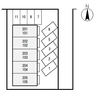【駐車場】 | コーポ大野辻
