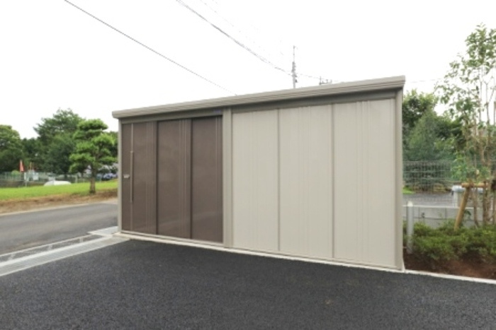 クレストフォーチュン Cの展望|敷地内ゴミ置場