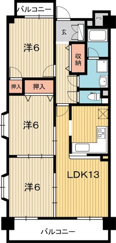 パールリバーの間取り