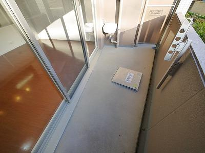 レイセニット奈良グラン・ヴェルジェのバルコニー|陽当たり良好なバルコニーです