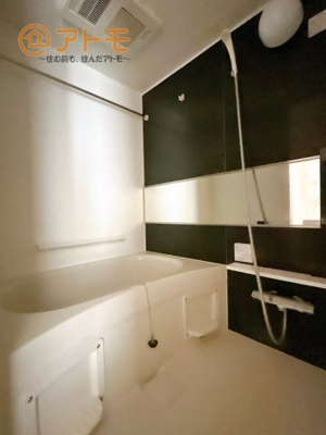 【浴室】 | グリーンタウンぐみ沢 | お風呂で日々の疲れを落としましょう♪スタイリッシュなお風呂になっています！