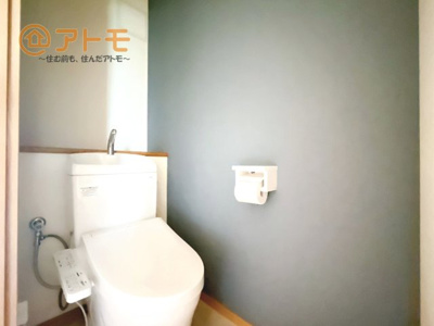 【トイレ】 | グリーンタウンぐみ沢 | 手洗い付きの清潔感のあるトイレです！