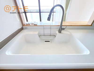 【設備】 | グリーンタウンぐみ沢 | 広いシンクは使い勝手良好です♪