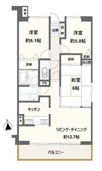 【間取り】 | グリーンタウンぐみ沢