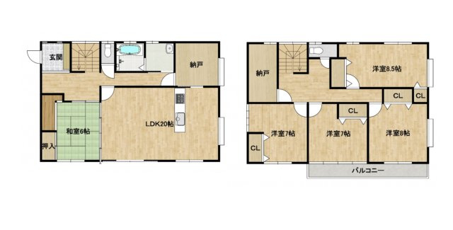 【間取り】 | 前橋市総社町総社　中古住宅 | 実際にご見学頂くと、周辺の生活環境やコンセントの位置、収納の広さなどがご理解頂けます。お気軽に内覧予約をしてください！