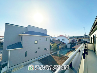 【展望】 | ブルーミングガーデン宇都宮市茂原町　1号棟 | お庭が広いので、陽当り・解放感◎になっております！
