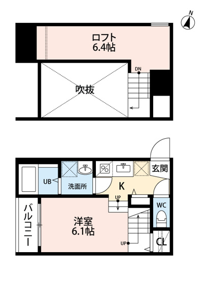 【間取り】 | KEE福大前　HPに初期費用、仲介手数料記載してます★