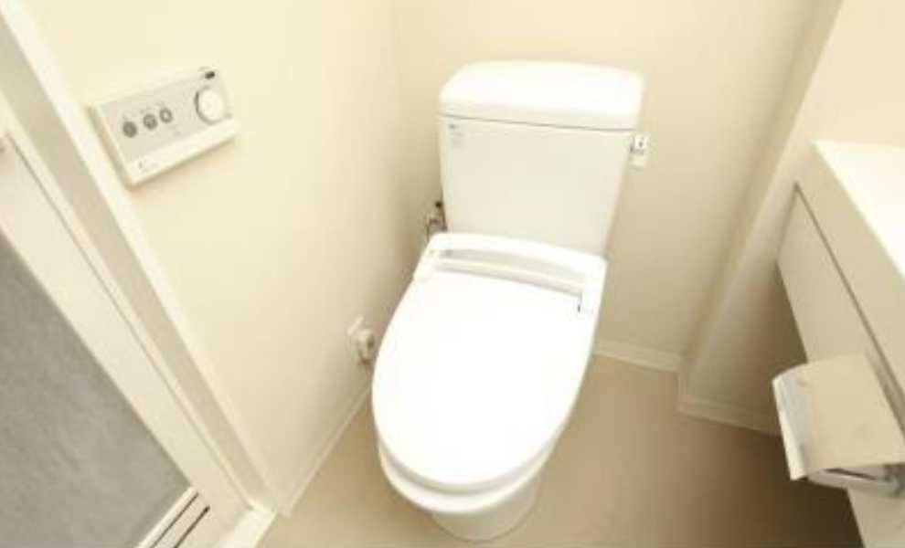 パークアクシス渋谷神南　礼金０　楽器相談　南西角部屋のトイレ