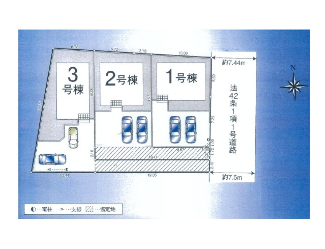 【区画図】 | 狭山市柏原第１３　全３棟　２号棟 | 2号棟