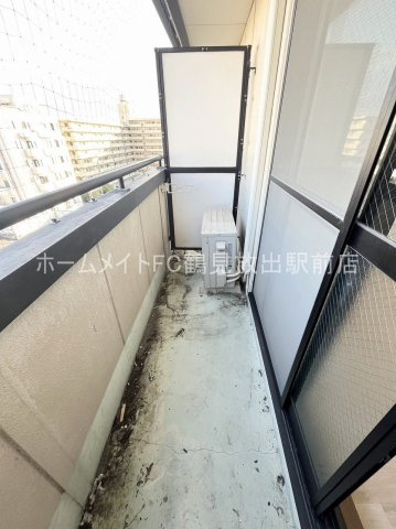 大阪市鶴見区横堤３丁目の賃貸マンションのバルコニー