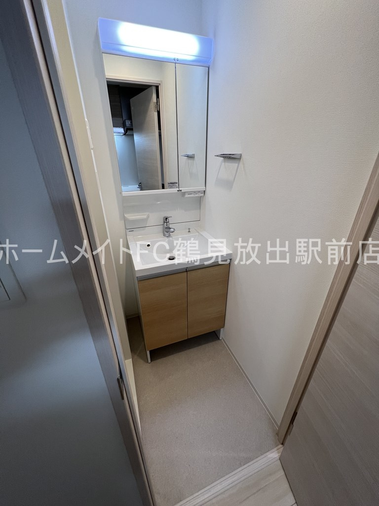 大阪市城東区鴫野東２丁目の賃貸マンションの洗面所