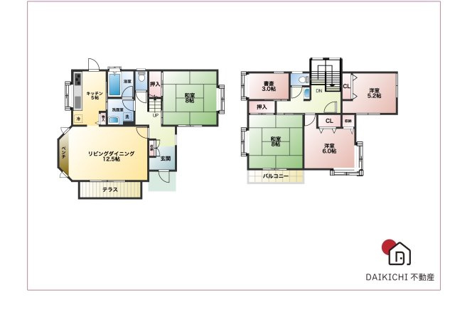【間取り】 | 比企郡嵐山町廣野　中古戸建