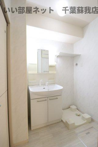 ベイヒルズの洗面所|朝の準備に活躍する、洗髪洗面化粧台！