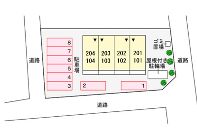 【区画図】 | メゾン・アルピナ