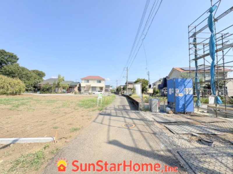 【サンスターホーム】あきる野小川　新築1邸の前面道路含む現地写真