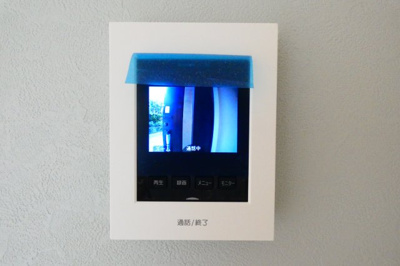 【セキュリティ】 | リーブルファイン羽村羽中 | 来客者を一目で確認でき安心ですね。