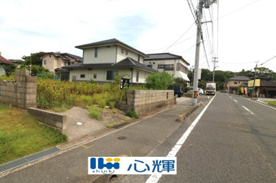 【前面道路含む現地写真】 | 山陽小野田市赤崎3丁目 土地（60坪） | 現地（2025年8月8日撮影）