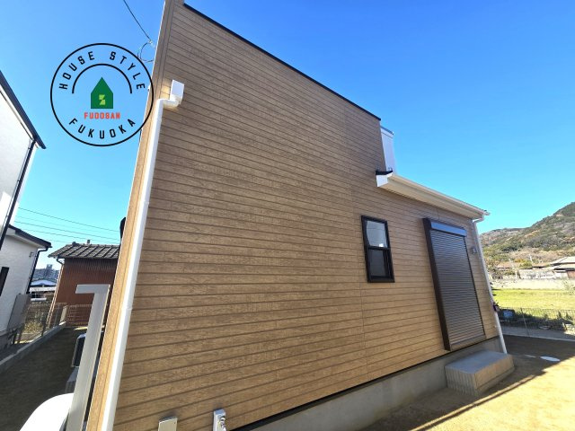 福津市宮司4丁目第4-4棟（2号棟）　の外観|デザイン性のある外観です。