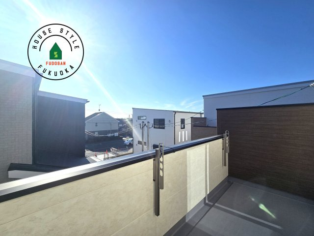 福津市宮司4丁目第4-4棟（3号棟）　の展望|窓から緑が見える物件も魅力的です。