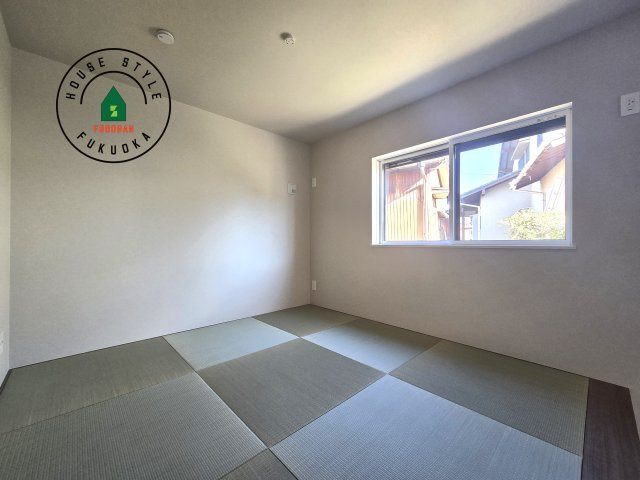 福津市宮司4丁目第4-4棟（3号棟）　の内観：施工例|柔らかい畳が心地よい和室