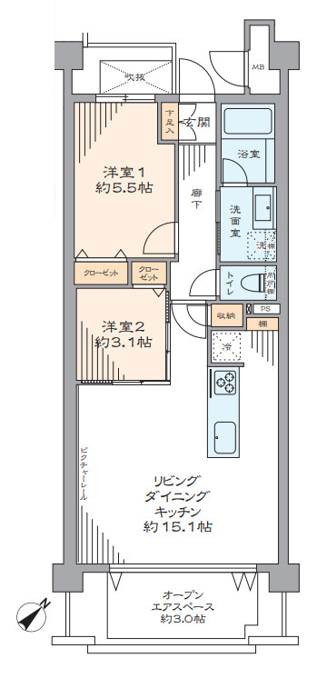 グランシティ湘南海岸マリナージュスクエアの外観