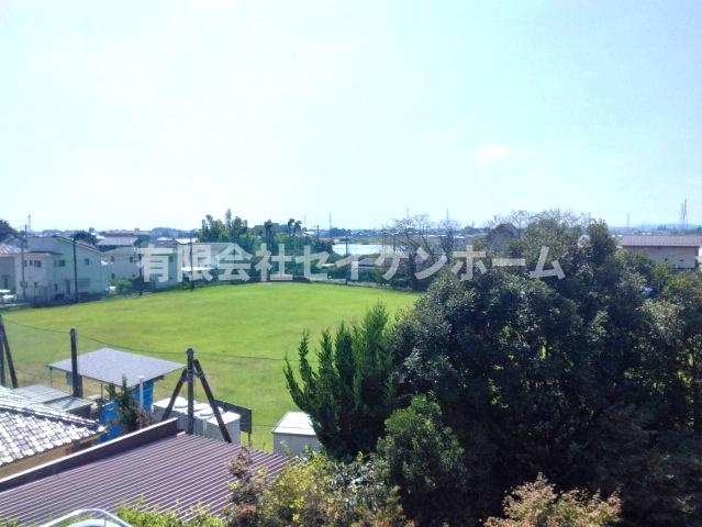 深谷市中瀬　中古店舗併用住宅の展望