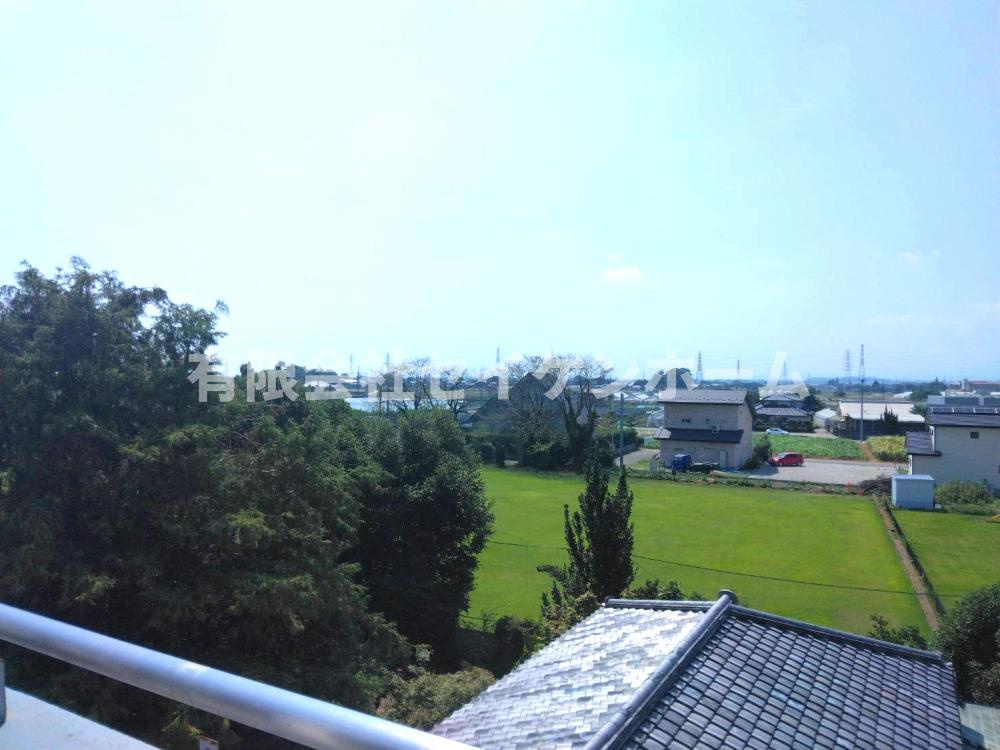 深谷市中瀬　中古店舗併用住宅の展望