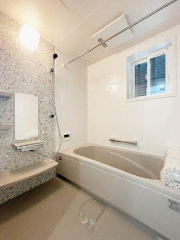 富久山町八山田字東平作　太陽光パネル＋Z空調＋オール電化住宅の浴室|浴室乾燥暖房機付きなので冬季のヒートショック対策ができます。