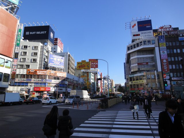 新宿区高田馬場３丁目のアパートの周辺|高田馬場駅周辺
