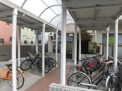 【その他共用部分】 | ドリームハイツ | 駐輪場です