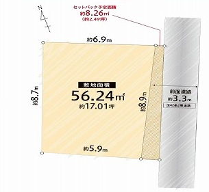 旭区中宮３丁目　売土地③の画像