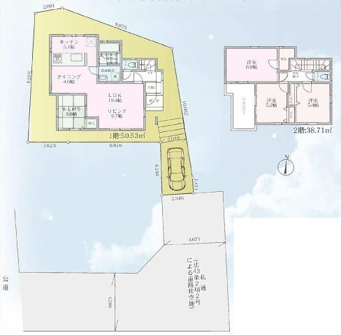 【横浜市瀬谷区阿久和東2丁目55-7新築戸建て】★仲介手数料無料★（原小学校・原中学校）