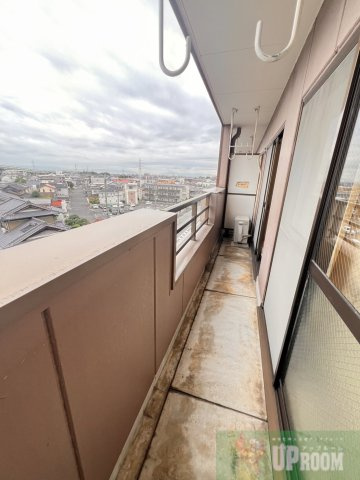 ハーベスト大和通のバルコニー