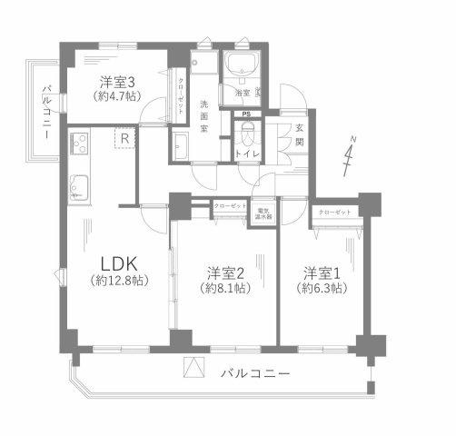 【間取り】の画像