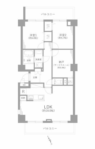 【間取り】の画像