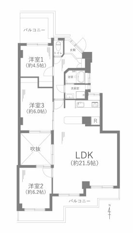 【間取り】の画像