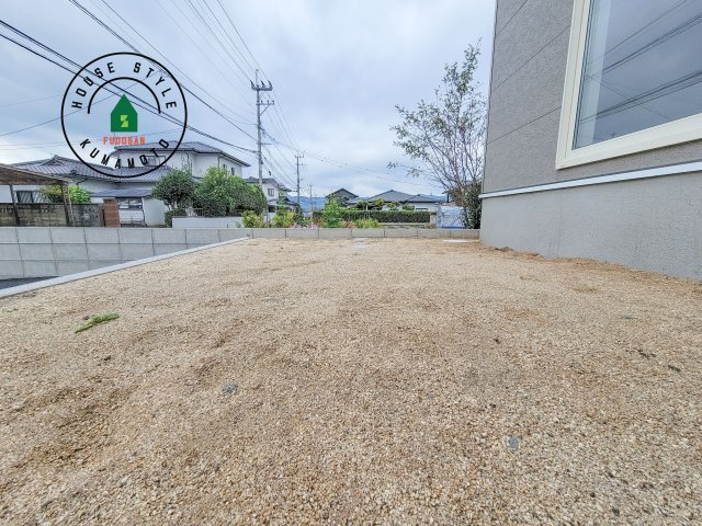 熊本市北区清水東町第2-2棟（1号棟）の庭|お庭で自由な時間を過ごせます。