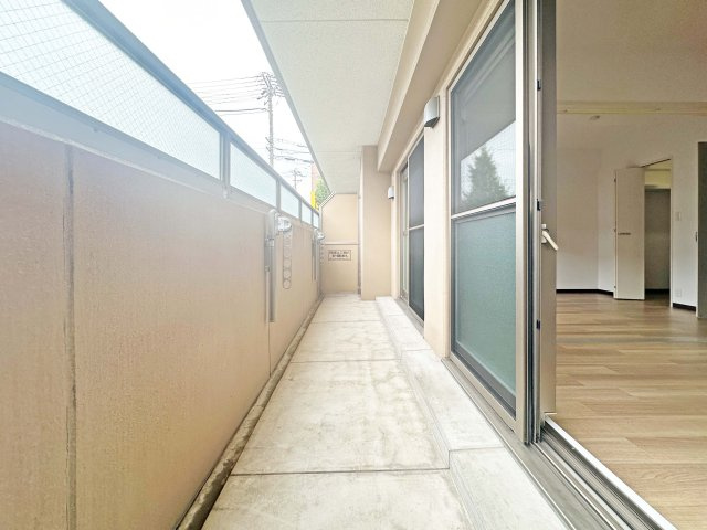 woodbell-Yのバルコニー|ベランダも広めです