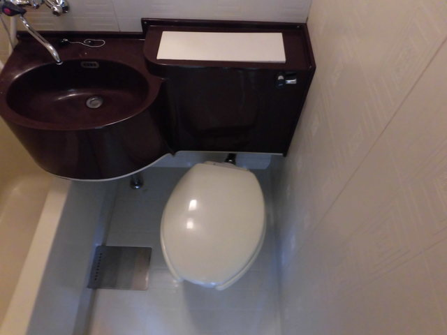 清潔感のあるトイレです。