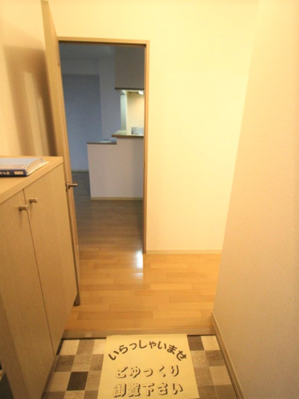 クレールⅡの玄関