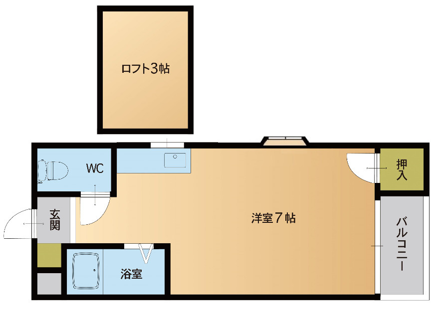 エクセルハイツの間取り