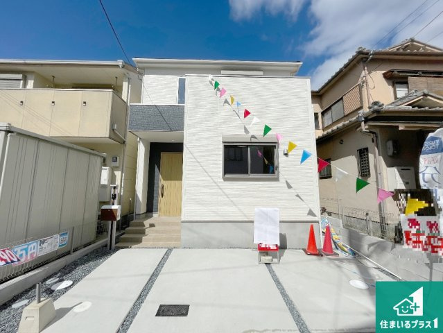 宇治市槇島町一ノ坪　第1期　新築一戸建ての外観|安心の10年保証！外観を美しく保ち、雨水で汚れを落とします！気になることがありましたら、お気軽にお問い合わせください！