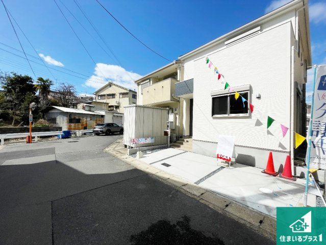宇治市槇島町一ノ坪　第1期　新築一戸建ての外観|安心の10年保証！外観を美しく保ち、雨水で汚れを落とします！気になることがありましたら、お気軽にお問い合わせください！