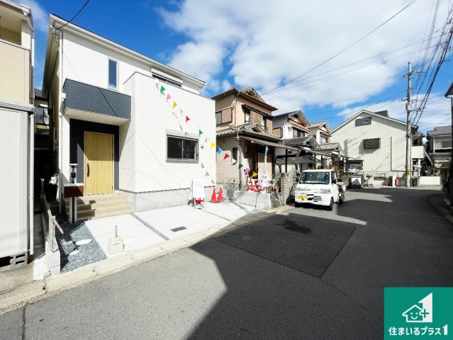 宇治市槇島町一ノ坪　第1期　新築一戸建ての外観|安心の10年保証！外観を美しく保ち、雨水で汚れを落とします！気になることがありましたら、お気軽にお問い合わせください！