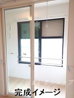 広島市安佐北区可部３丁目のアパートのバルコニー|便利なサンルーム