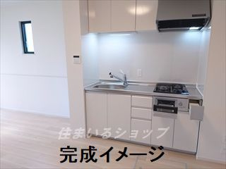 広島市安佐北区可部３丁目のアパートのキッチン|浄水器一体型シャワー水栓